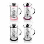Metal Kapaklı Cam French Press 350 ml