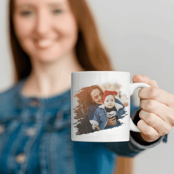 Fotoğraf Baskılı Porselen Kupa