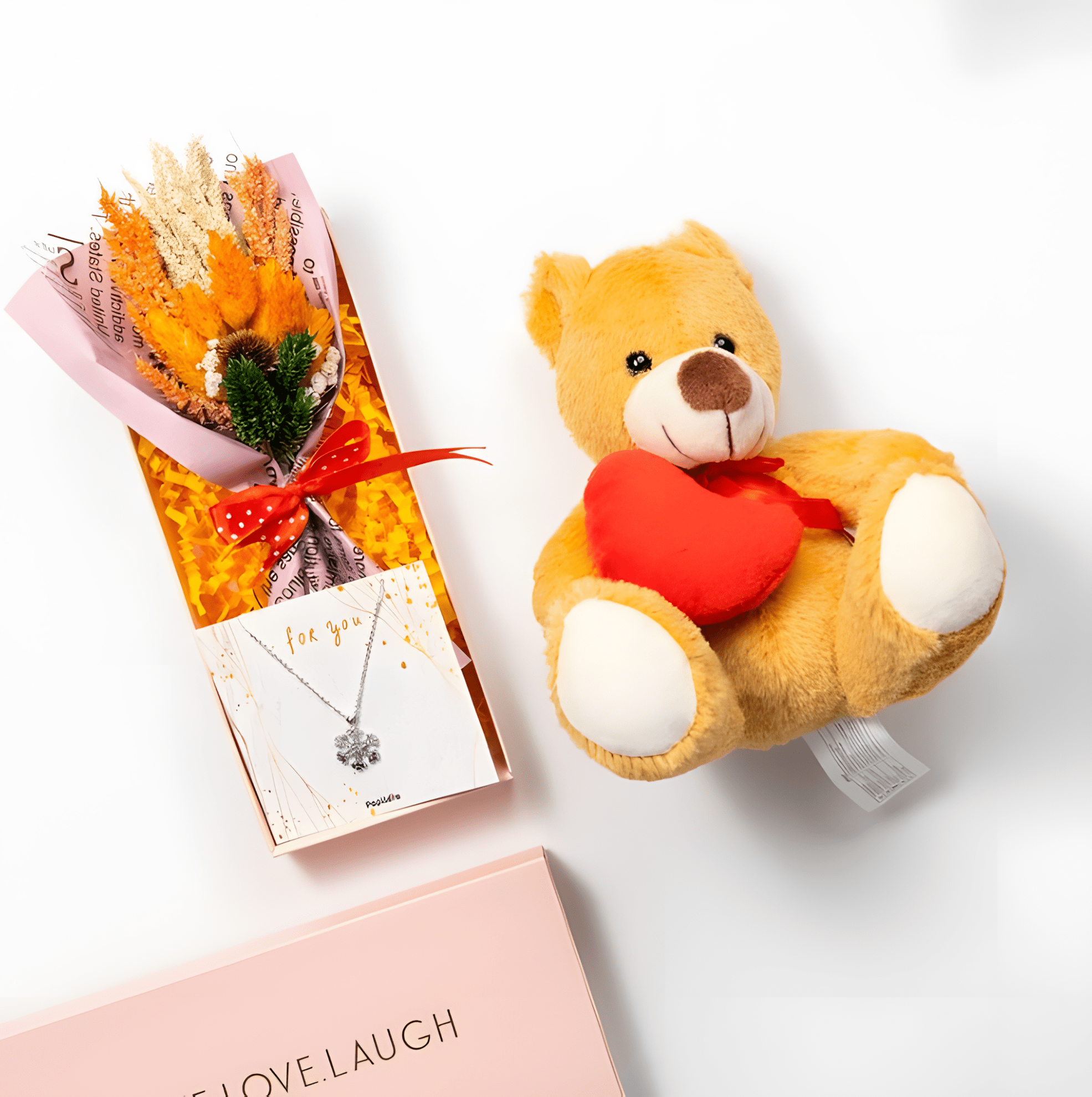 Screenshot_7_upscayl_3x_upscayl-standard-4x-min Ayıcıklı ve Çiçekli Kutuda Kar Tanesi Gümüş Kolye Seti - Görsel 1