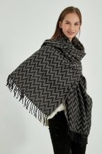 Missoni Desenli Püsküllü Şal - Görsel 2