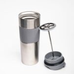 Metalik French Press Termos - Görsel 2