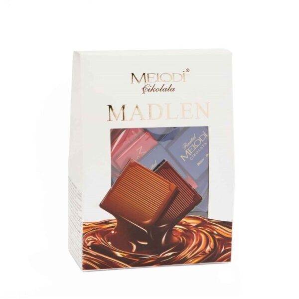 Melodi Piramit Kutu Madlen Çikolata - 400g
