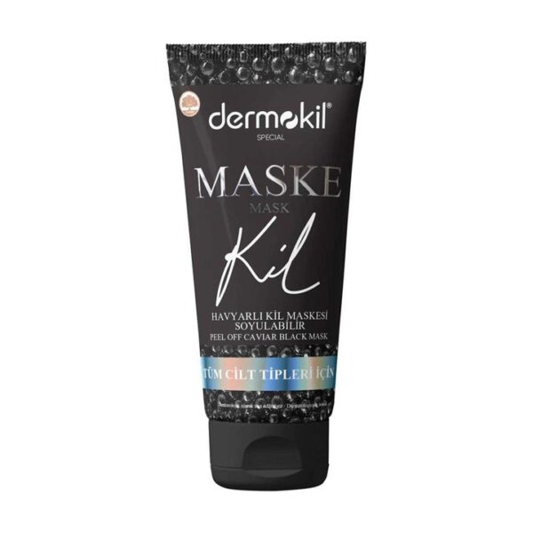 Dermokil Siyah Kil Havyarlı Yüz Maskesi