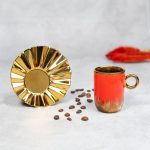 Grand Porselen Kırmızı Kahve Fincanı - Görsel 2