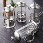 Desenli Metal French Press - 350 ml - Görsel 3