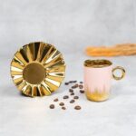 Grand Porselen Pembe Kahve Fincanı - Görsel 2