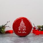 Mutlu Yıllar Metal Kutu Fıstık Kaplı Lokum - Görsel 2