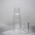 Hilal Figürlü Bardaklı Cam Karaf Sürahi 620 ml - Görsel 4