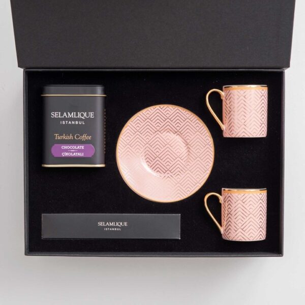 Pembe Fincanlı Premium Hediye Seti