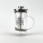 Metal Kapaklı Cam French Press 350 ml - Görsel 4