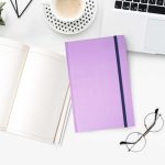 Lastikli Lila Notebook Defter