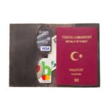 Orjinal Deri Pasaport Cüzdanı