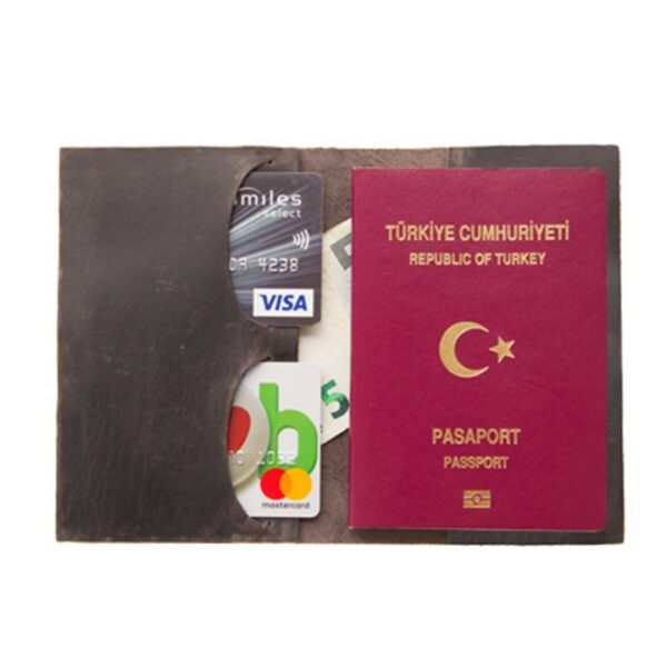 Orjinal Deri Pasaport Cüzdanı