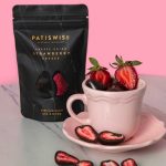 Patiswiss Bitter Çikolatalı Çilek Draje - Görsel 3