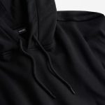 Tarih Baskılı Sevgili Kombini Kapşonlu Siyah Sweatshirt - Görsel 5