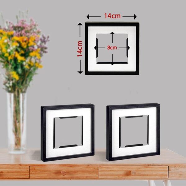 1 adet 13x13 Paspartulu Pola Siyah Çerçeve