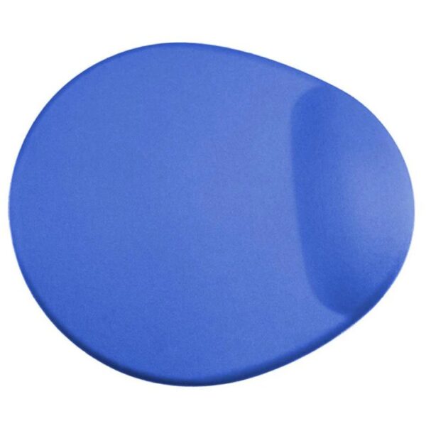 Oval Bilek Destekli Mavi Mouse Pad