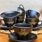 Flamingo Gold Yaldızlı Çay Fincanı - Görsel 2