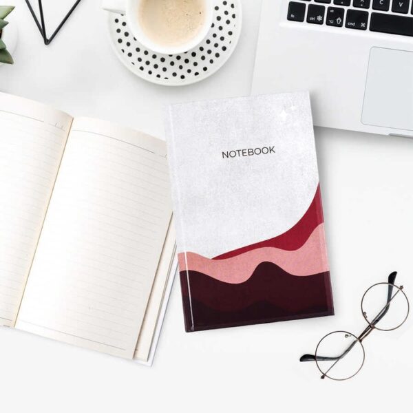 Sert Kapaklı Notebook Defter