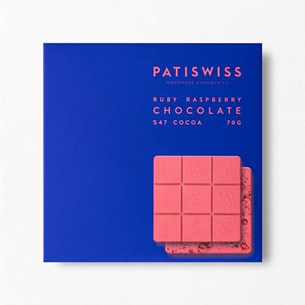 Patiswiss Ruby Frambuazlı Tablet Çikolata