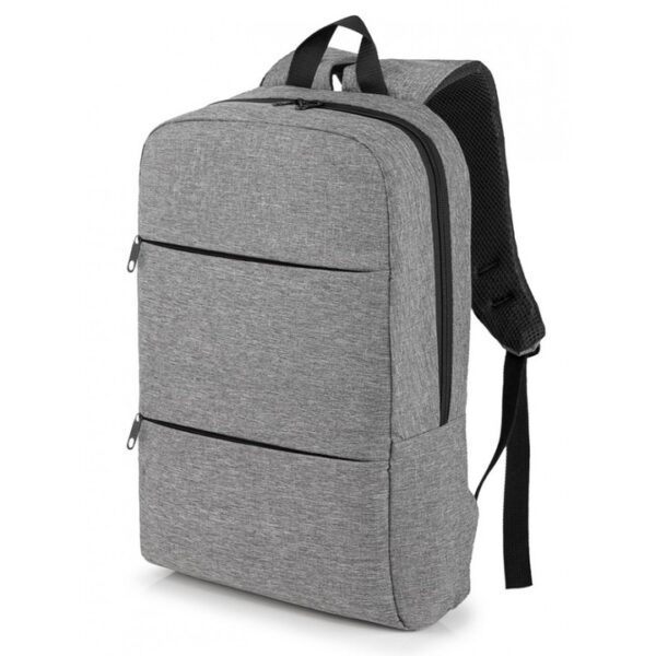 Gri Laptop Bölmeli Sırt Çantası