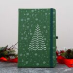 Yılbaşı Tasarımlı Yeşil Defter - Görsel 2