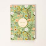 Çizgisiz Bez Defter Çiçek Bahçesi