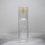 Yıldız Figürlü Bardaklı Cam Karaf Sürahi 620 ml - Görsel 2