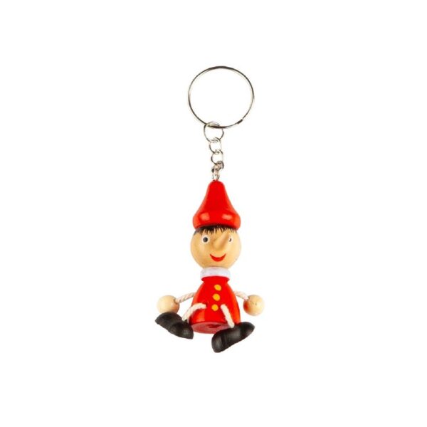 Mini Pinokyo Kukla Anahtarlık