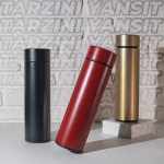 Siyah Led Derece Göstergeli Çelik Termos - Görsel 5
