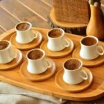 Bambu Tabaklı Porselen Fincan - Görsel 3
