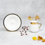 Premium Porselen Beyaz Kahve Fincanı - Görsel 2