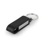 Özel Metal Kutusunda Siyah Deri USB Bellek - Görsel 2