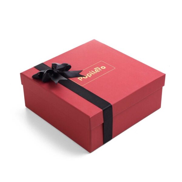 Yaldızlı Bordo Premium Kutu