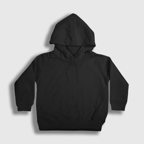 Siyah Kapşonlu Sweatshirt