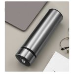 Led Derece Göstergeli Çelik Termos - Metalik - Görsel 5
