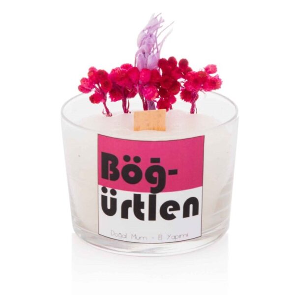 El Yapımı Böğürtlen Aromalı Doğal Mum