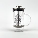 Metal Kapaklı Cam French Press 350 ml - Görsel 2
