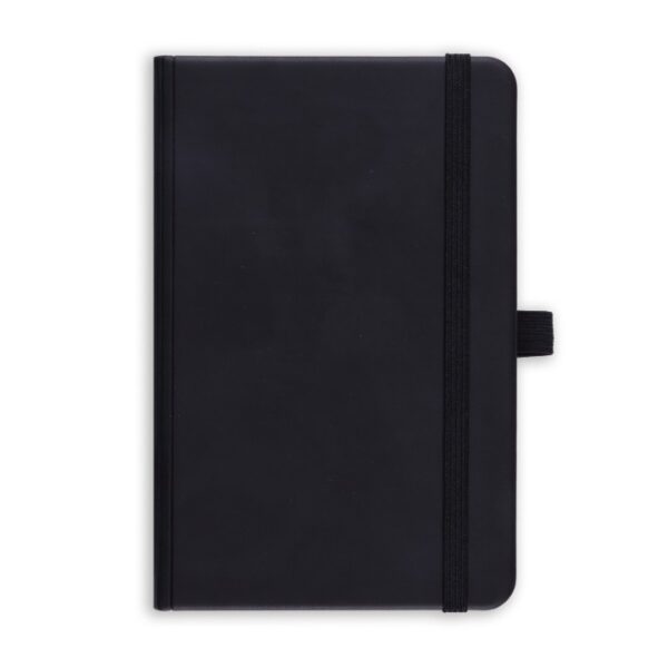 Lastikli Siyah Deri Defter