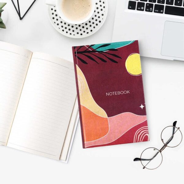 Günbatımı Tasarımlı Notebook Defter