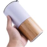 İsme Özel Baskılı Bambu Termos 500 ml - Görsel 4