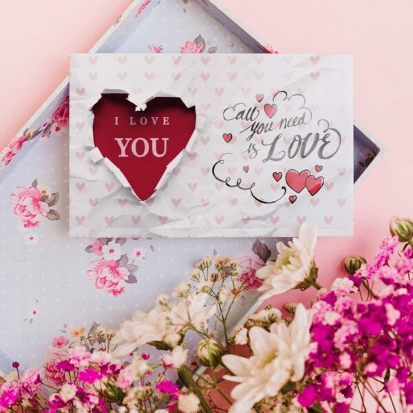 I love You Hediye Not Kartı