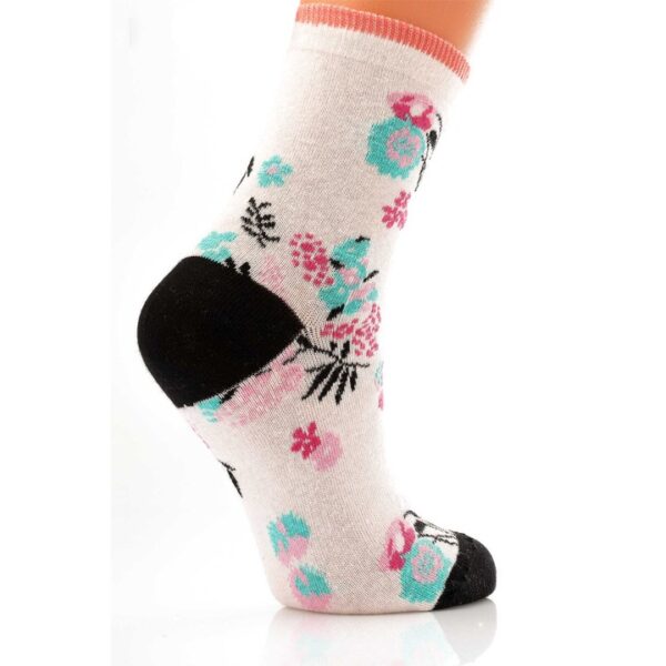 Sock & Happines - Pembe Çiçekli