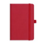 Lastikli Kırmızı Deri Defter