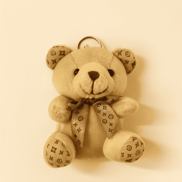 Kurdeleli Mini Peluş Ayıcık