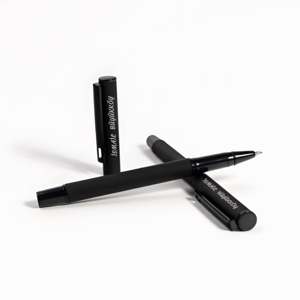 İsim Baskılı Mat Siyah Roller Kalem