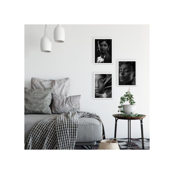 20x30 Fotoğraflı Yapışan Beyaz Çerçeve - 3'lü