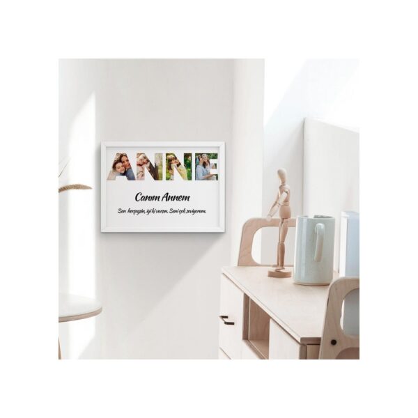 20x30 Yapışan Çerçeveli Anne Tasarımlı Fotoğraf Baskı