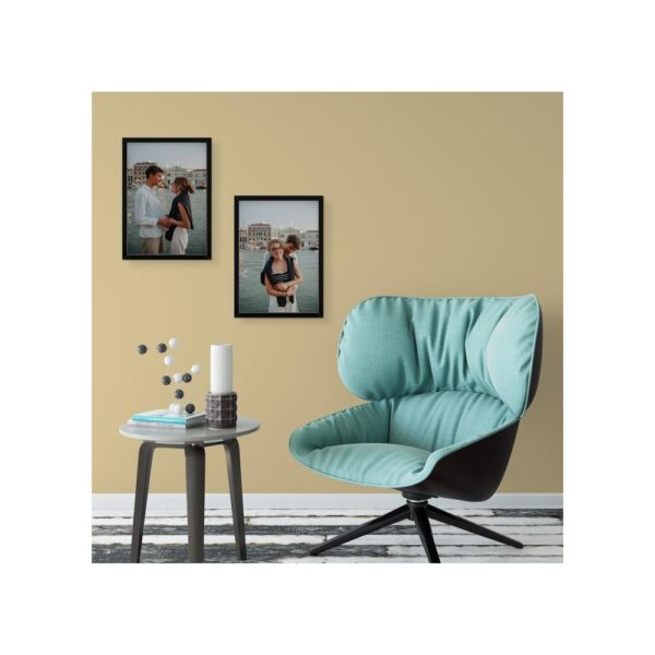 30x40 Fotoğraflı Yapışan Siyah Çerçeve - 2'li