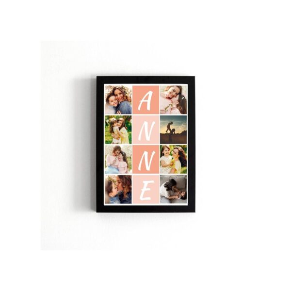 Anneye 8 Fotoğraflı 30x40 Yapışan Çerçeve